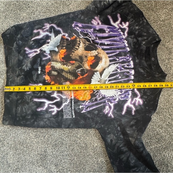 Civil Regime Skull & Snake Blooming Through Chaos Pullover Sweater Size Large - Picture 12 of 13